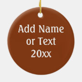 Bowl van Popcorn Keramisch Ornament (Achterkant)