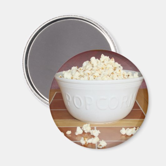 Bowl van Popcorn Magneet (Voorkant / Achterkant)