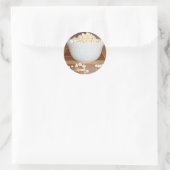 Bowl van Popcorn Ronde Sticker (Tas)