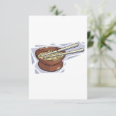 Bowl van rijst-uitvindingen kaart (Staand voorkant)