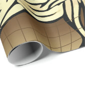 Bowl van Spaghetti Pasta Noodle Food Cadeaupapier (Rol Hoek)