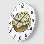 Bowl van Spaghetti Pasta Noodle Food Grote Klok (Hoek)