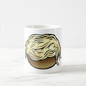 Bowl van Spaghetti Pasta Noodle Food Koffiemok (Center)
