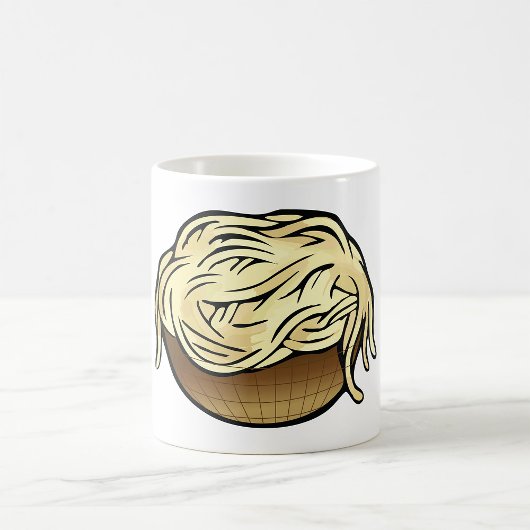 Bowl van Spaghetti Pasta Noodle Food Koffiemok