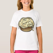 Bowl van Spaghetti Pasta Noodle Food T-shirt (Voorkant)