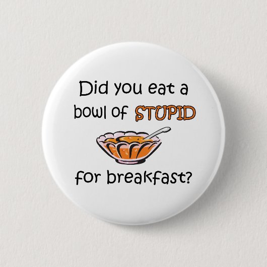 Bowl van stomp ronde button 5,7 cm (Voorkant)