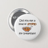 Bowl van stomp ronde button 5,7 cm (Voorkant /achterkant)