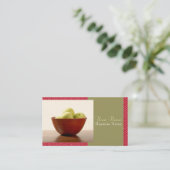 Bowl van Visitekaartjes van appelen (Staand voorkant)