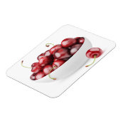 Bowl van zoete kersen magneet (Linkerzijde)