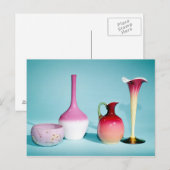 Bowl, Vases en Jug, eind 19e eeuw Briefkaart (Voorkant / Achterkant)
