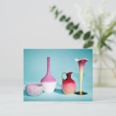 Bowl, Vases en Jug, eind 19e eeuw Briefkaart (Staand voorkant)