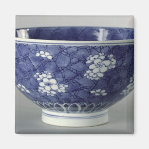 Bowl versierd met kersenbloesem magneet