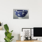 Bowl versierd met kersenbloesem poster (Thuiskantoor)