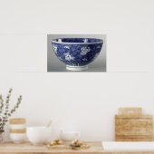 Bowl versierd met kersenbloesem poster (Keuken)
