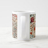 Bowl William Morris bloemenkunst ontwerp Grote Koffiekop (Achterkant)