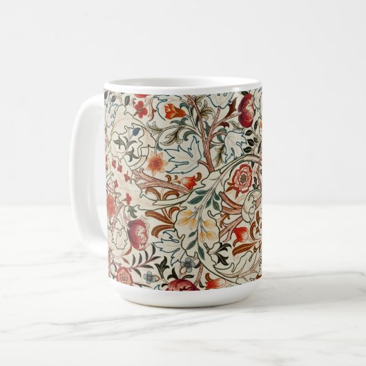 Bowl William Morris bloemenkunst ontwerp Koffiemok (Voorkant links)