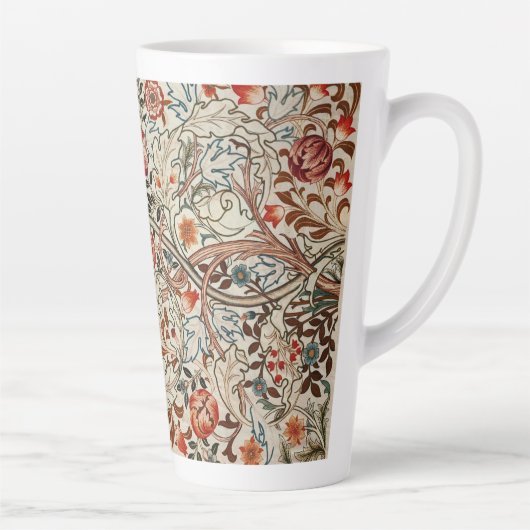 Bowl William Morris bloemenkunst ontwerp Latte Mok (Rechts)