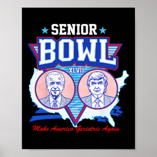 Bowl XLVII Trump blijft veroordeelde misdadiger 20 Poster