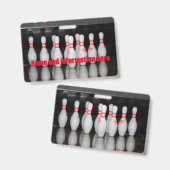 Bowlen Badge (Voor- en achterkant)