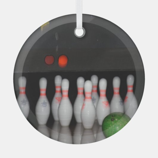 Bowlen glas ornament (Voorkant)