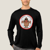 Bowlen Kalkoenjager Tri-Blend Shirt (Voorkant volledig)