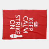 Bowlen - Kalm houden en aansteken Theedoek (Horizontaal)