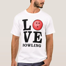 Bowlen met liefde t-shirt