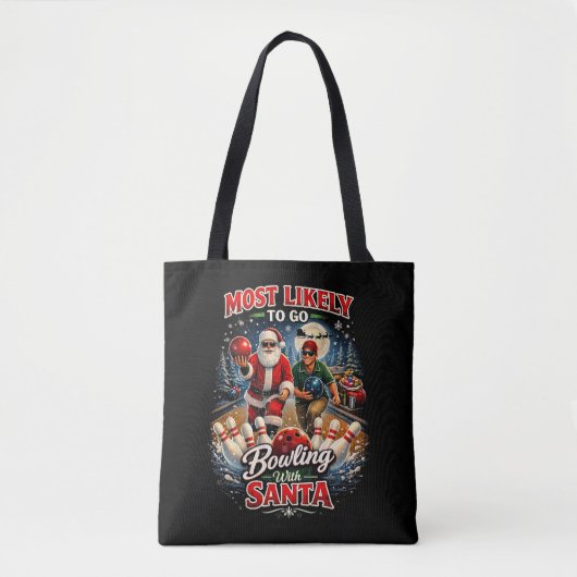 Bowlen met Sinterklaas Tote Bag (Voorkant)