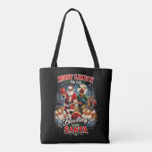 Bowlen met Sinterklaas Tote Bag (Achterkant)