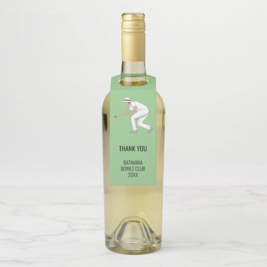 Bowlen op gras flessenhanger (Op fles)