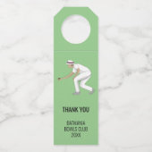 Bowlen op gras flessenhanger (Voorkant)