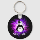 Bowlen; Paars Sleutelhanger (Voorkant)