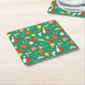 Bowlen, Skating, Archery, Basketball, Boxing Fun Kartonnen Onderzetters (Schuin)