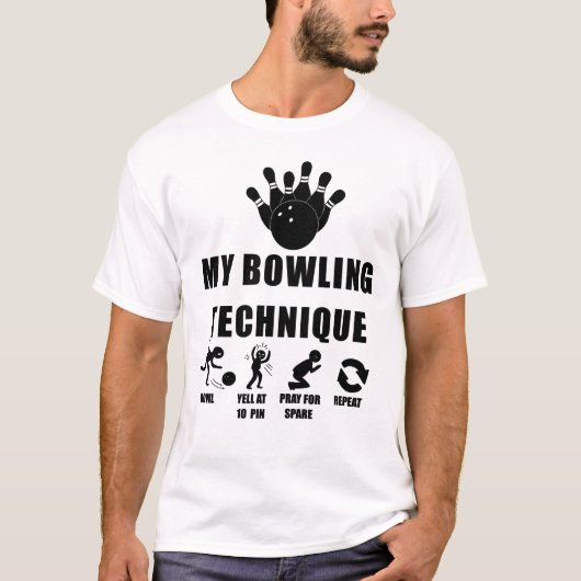 bowlen t-shirt (Voorkant)