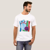 bowlen t-shirt (Voorkant volledig)