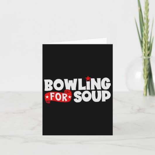 Bowlen voor de grappige soep kaart (Voorkant)