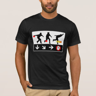 bowlen, vuurbal gooien gaming T-Shirt