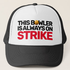 Bowler altijd op Strike Fun Bowling-team Trucker Pet