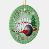 BOWLER/BOWLERRY CHRISTMAS KERAMISCH ORNAMENT (Rechts)