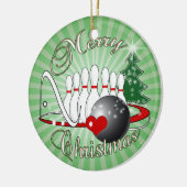 BOWLER/BOWLERRY CHRISTMAS KERAMISCH ORNAMENT (Links)