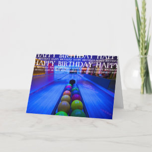 Bowler Bowling Perfect Score 300 verjaardag Kaart