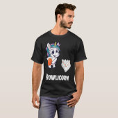 Bowler Bowling Unicorn Strike Bowling Pin Bowling  T-shirt (Voorkant volledig)