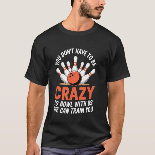 Bowler bowlingcoach bowlingteam Grappig Bowlen T-shirt (Voorkant)
