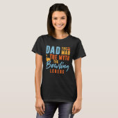 Bowler Dad Man The Myth The Bowling Legend T-shirt (Voorkant volledig)