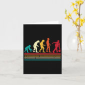 Bowler Evolution Retro Bowling Team Mannen Vrouwen Kaart (Gele Bloem)