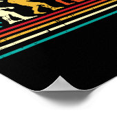 Bowler Evolution Retro Bowling Team Men Women Kids Poster (Hoek)