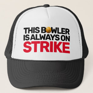 Bowler heeft altijd een stevige Fun Bowling-team Trucker Pet