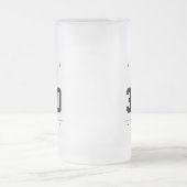 Bowler-naam & Bowling High Score op maat Matglas Bierpul (Center)