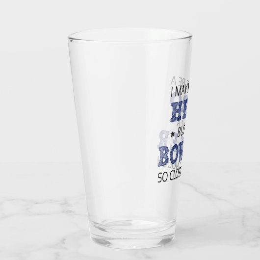 Bowler nieuwigheid glas (Rechts)