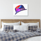 Bowler pet canvas afdruk (Insitu (Slaapkamer))